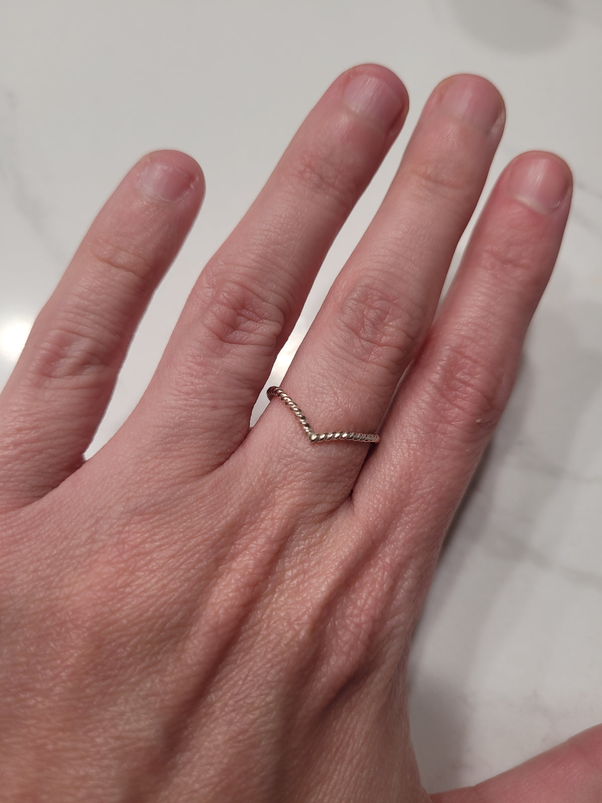 Rope Chevron Ring