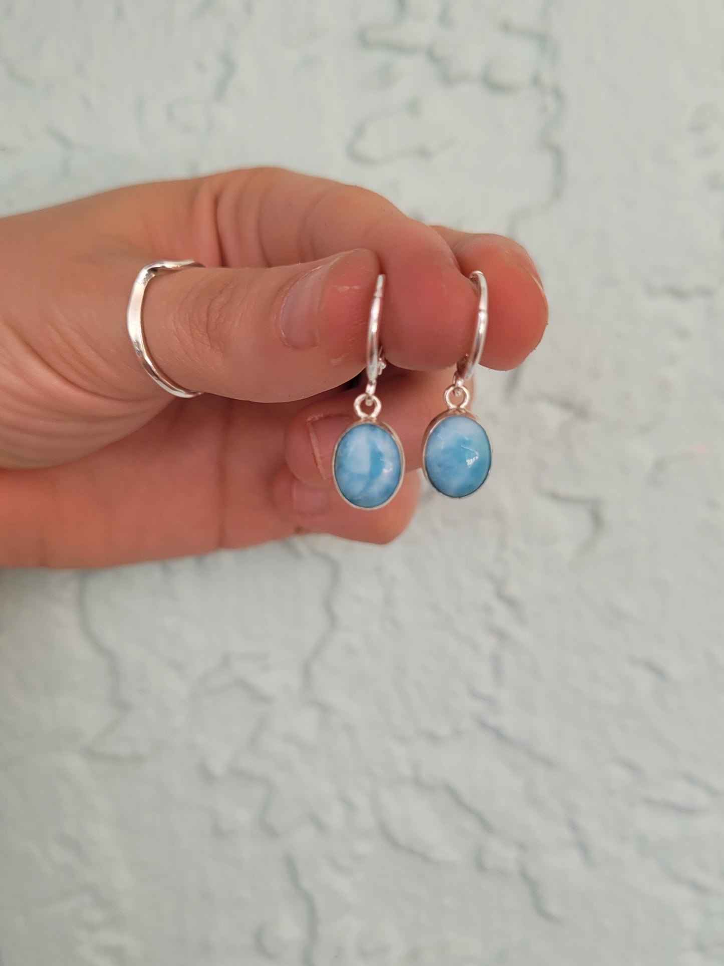 Larimar Ear Huggies