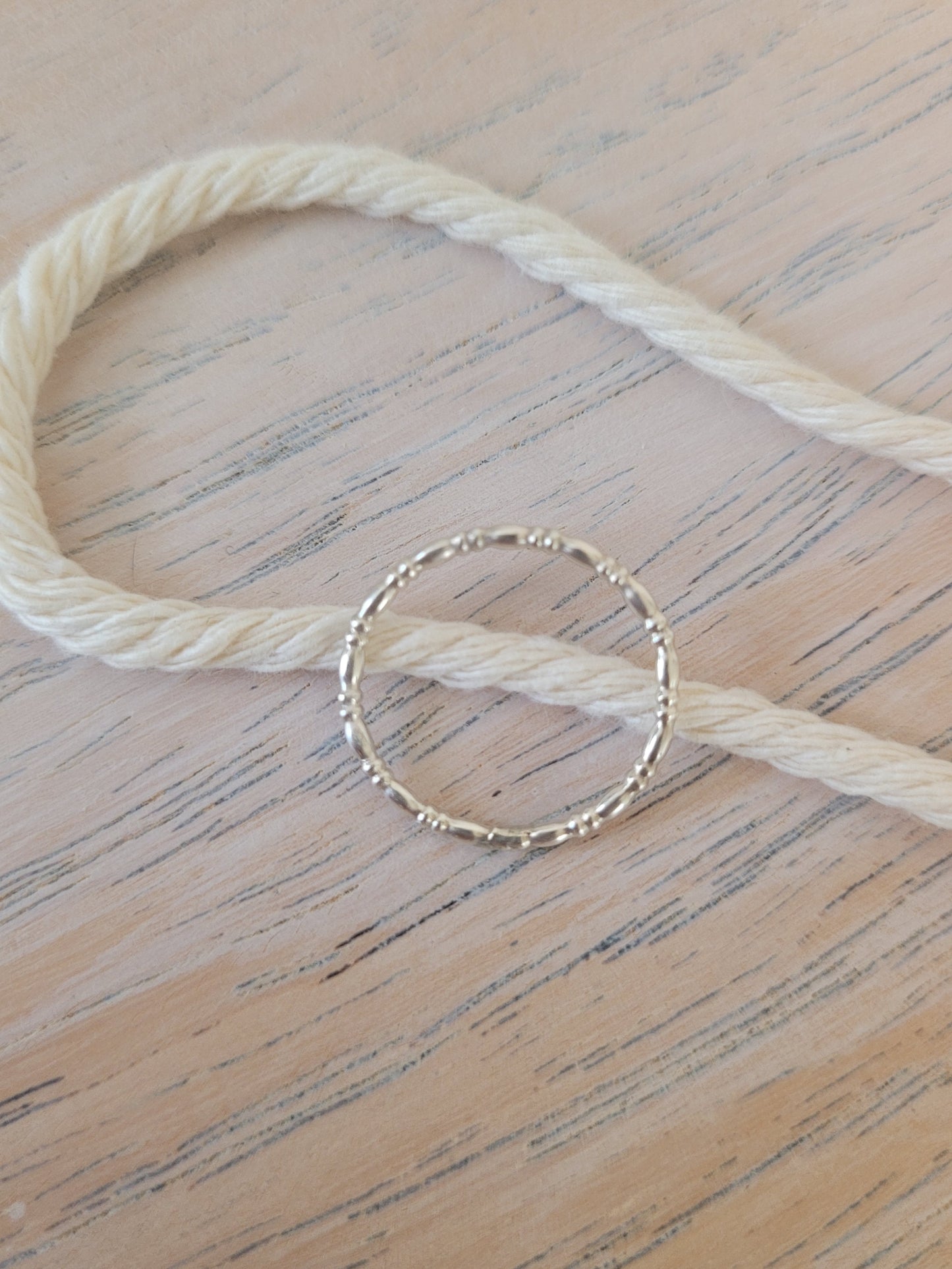 Grains of Sand Stacking Ring