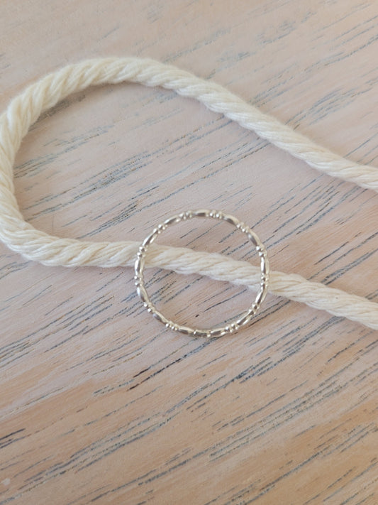 Grains of Sand Stacking Ring